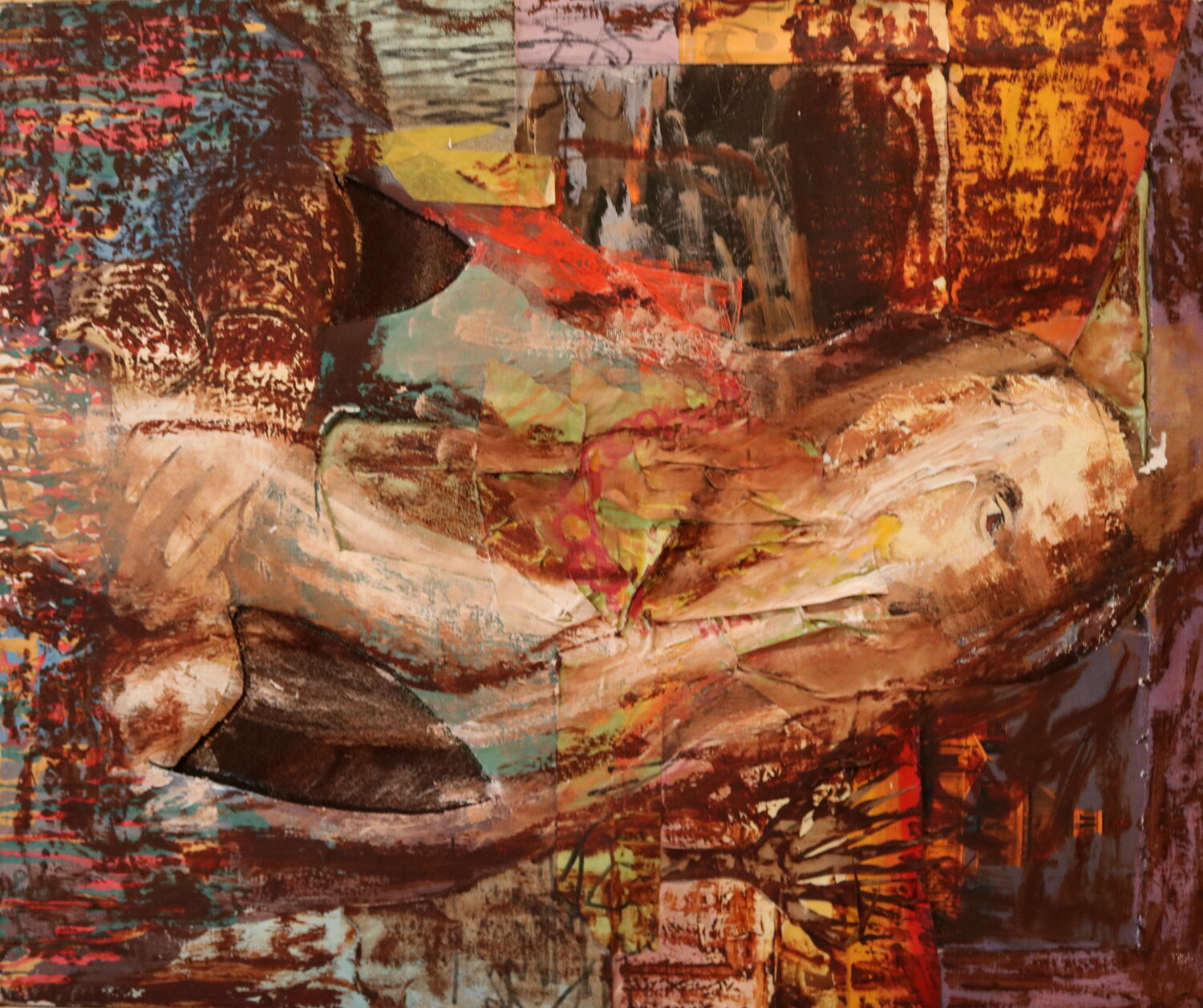 II chakra Carolina Moretti Original painting for sale