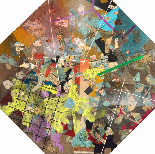 Problematic geography by Gian Luigi Delpin, Painting for Sale on Select