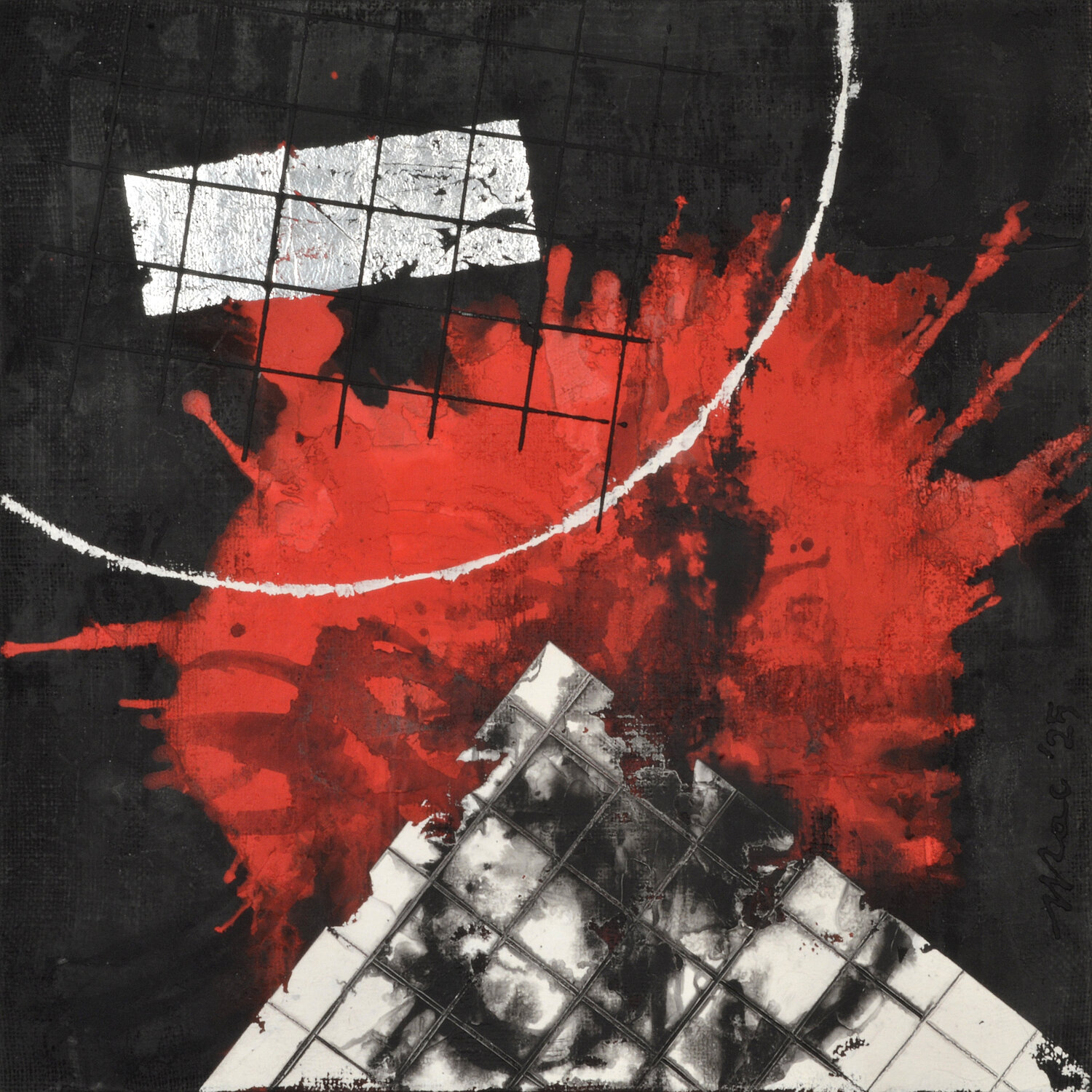 Ordered/disordered Gian Luigi Delpin Original painting for sale