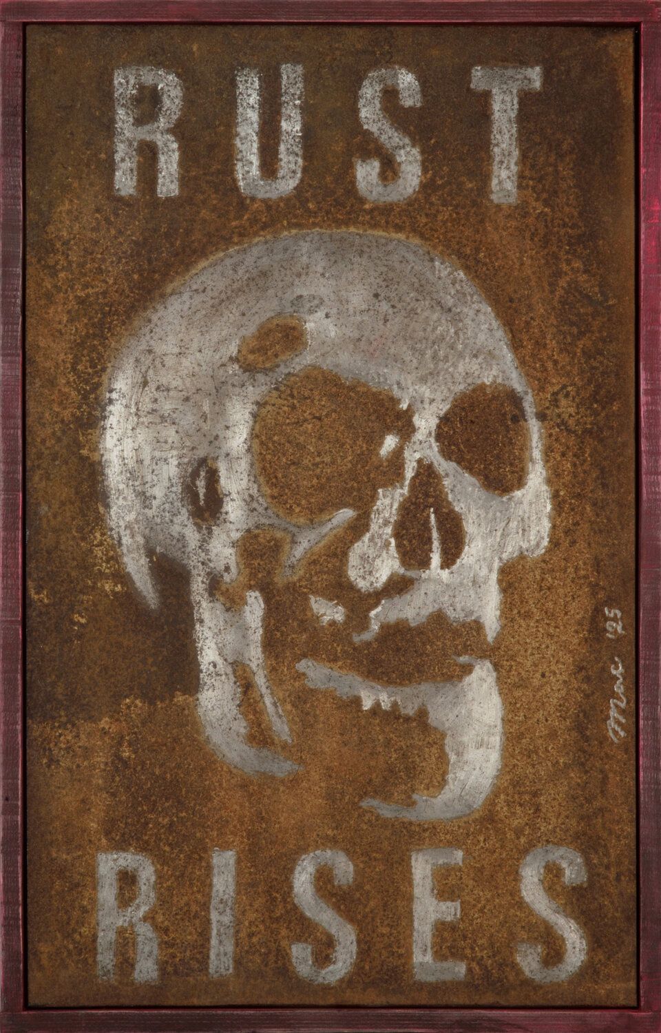 Rust rises Gian Luigi Delpin Original painting for sale