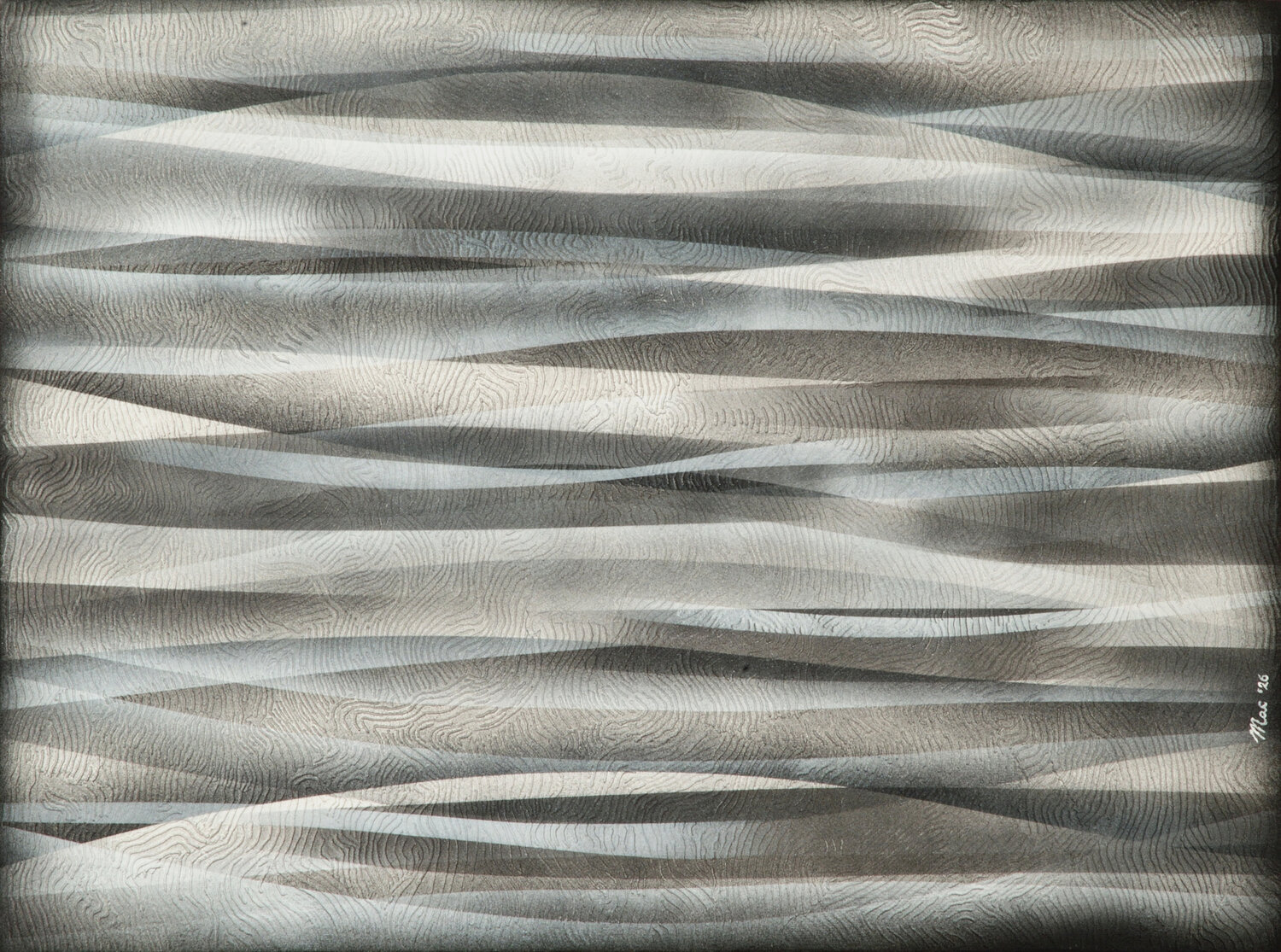 Landscape/vibration Gian Luigi Delpin Original painting for sale