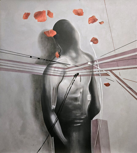 NEROPETI by Stefano Mazzolini, Painting for Sale on Select