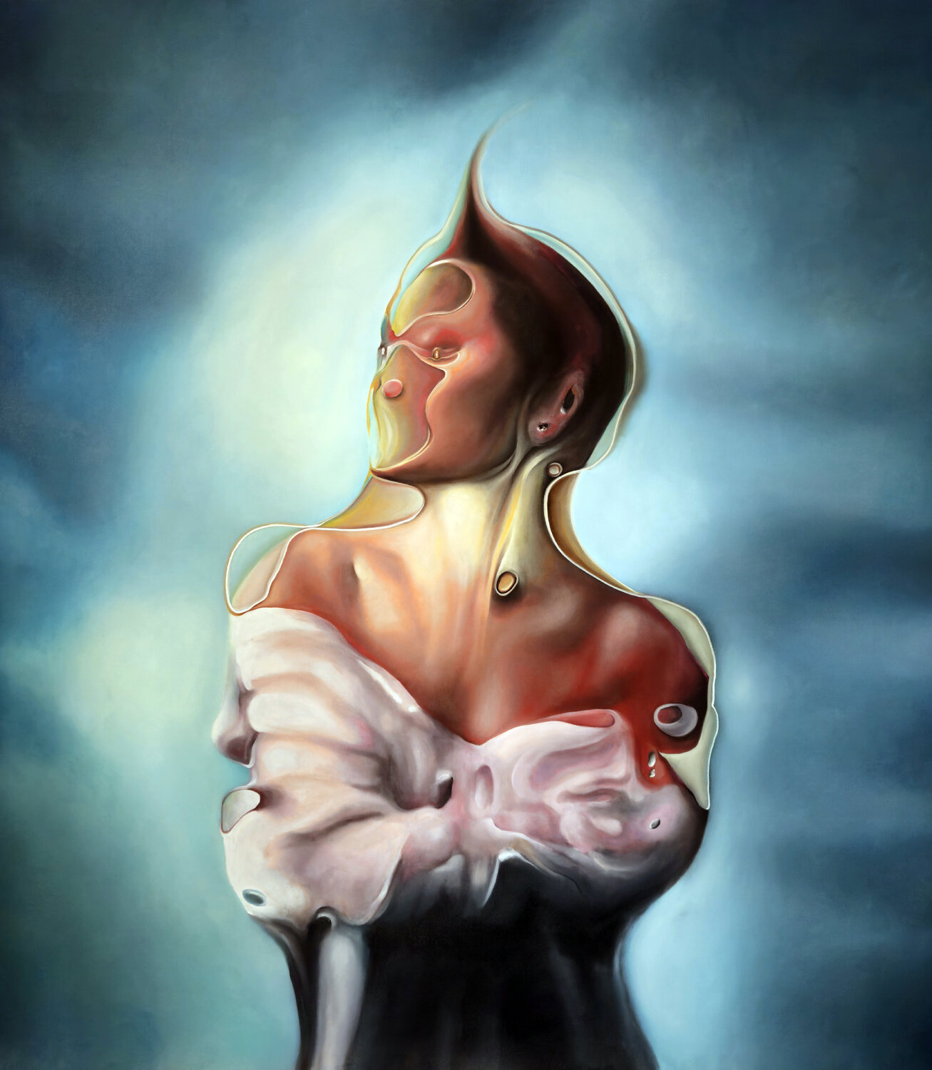 VULCANICA Stefano Mazzolini Original painting for sale