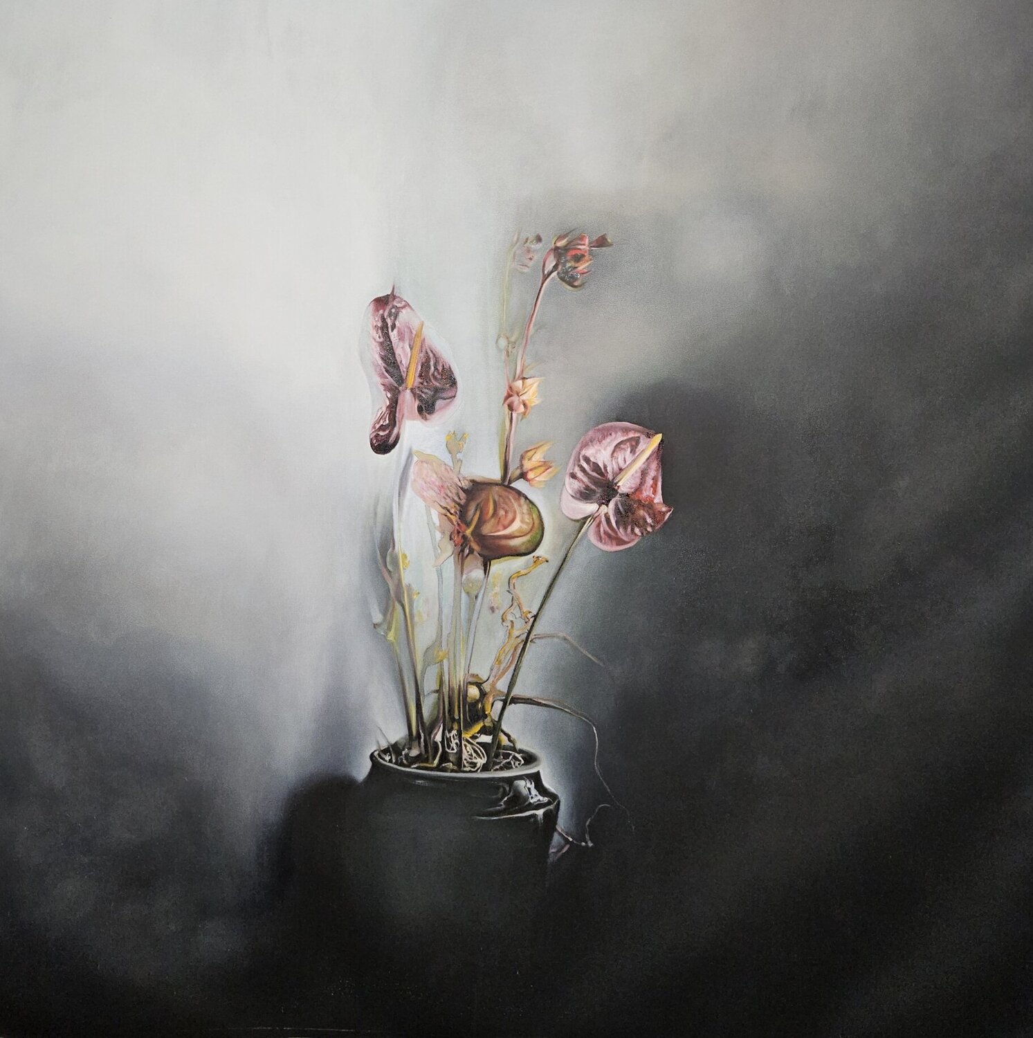 ANTHURIUM Stefano Mazzolini Original painting for sale