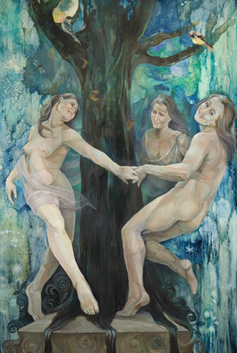 El aquelarre o baile de brujas by Ana Termes Lis, Painting for Sale on Select