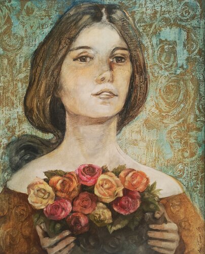 "LA OFRENDA" by Ana Termes Lis, Painting for Sale on Select
