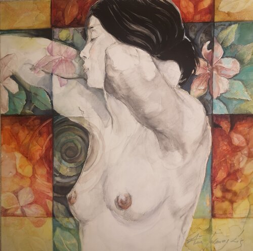 Intimidad by Ana Termes Lis, Drawing for Sale on Select