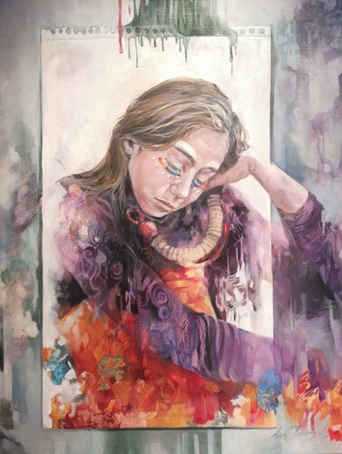"Lo que se queda en mí" by Ana Termes Lis, Painting for Sale on Select