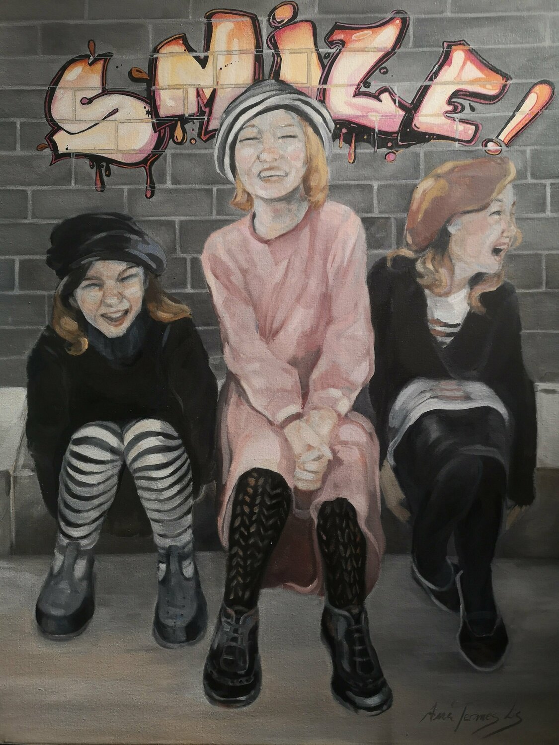 "Momento compartido " Ana Termes Lis Original painting for sale