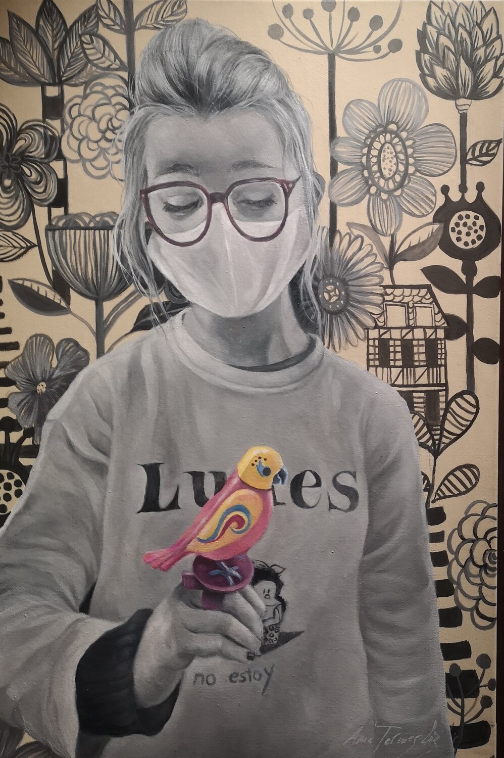 "Cuando volaba sin normas" Ana Termes Lis Original painting for sale