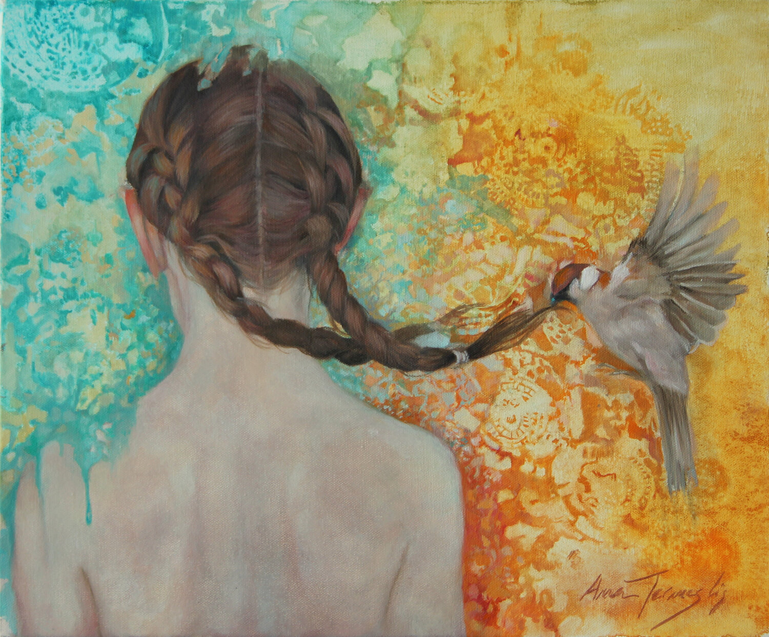 Llévame contigo Ana Termes Lis Original painting for sale