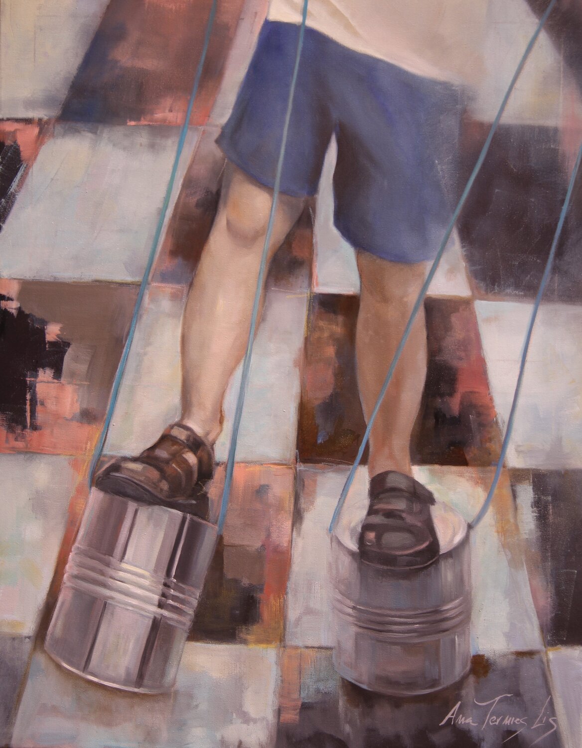 JAQUE! Ana Termes Lis Original painting for sale