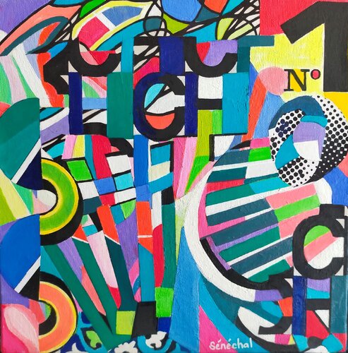 Numéro 1 by Catherine Sénéchal, Painting for Sale on Select