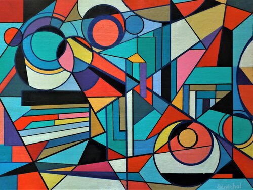 Cosmos by Catherine Sénéchal, Painting for Sale on Select
