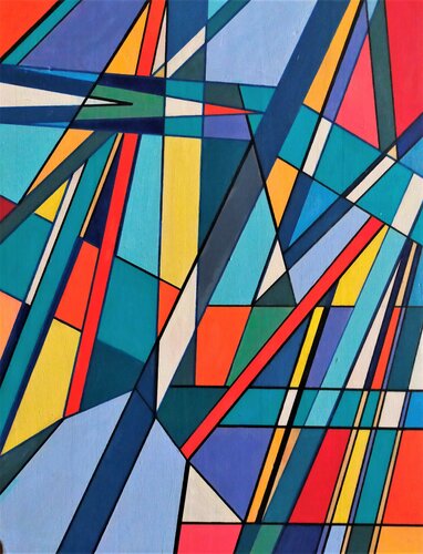 MozaÏque by Catherine Sénéchal, Painting for Sale on Select