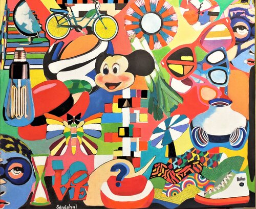 Méli Mélo by Catherine Sénéchal, Painting for Sale on Select