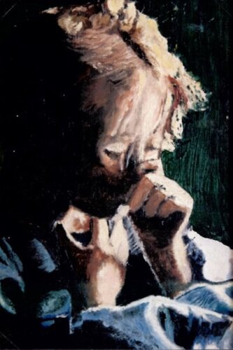 Rêverie câline by Catherine Sénéchal, Painting for Sale on Select