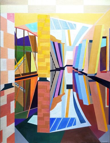 Pavillon V. by Catherine Sénéchal, Painting for Sale on Select