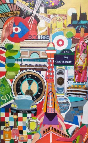 Paris Paris Paris by Catherine Sénéchal, Painting for Sale on Select