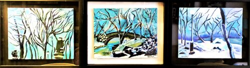 Paysages d'hiver à Central Park by Catherine Sénéchal, Painting for Sale on Select