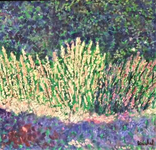 Lavandes by Catherine Sénéchal, Painting for Sale on Select