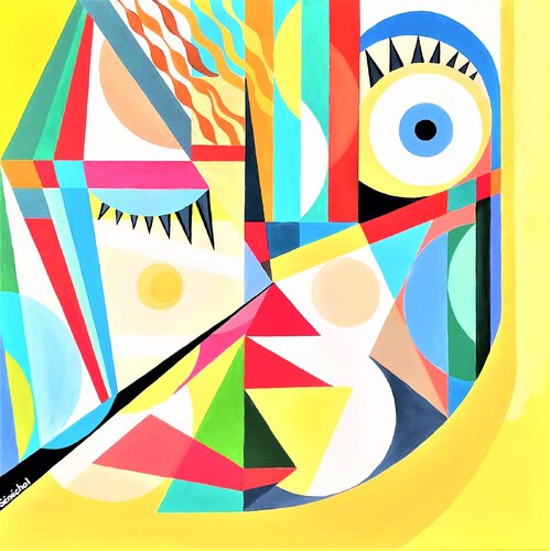 Clin d'oeil by Catherine Sénéchal, Painting for Sale on Select