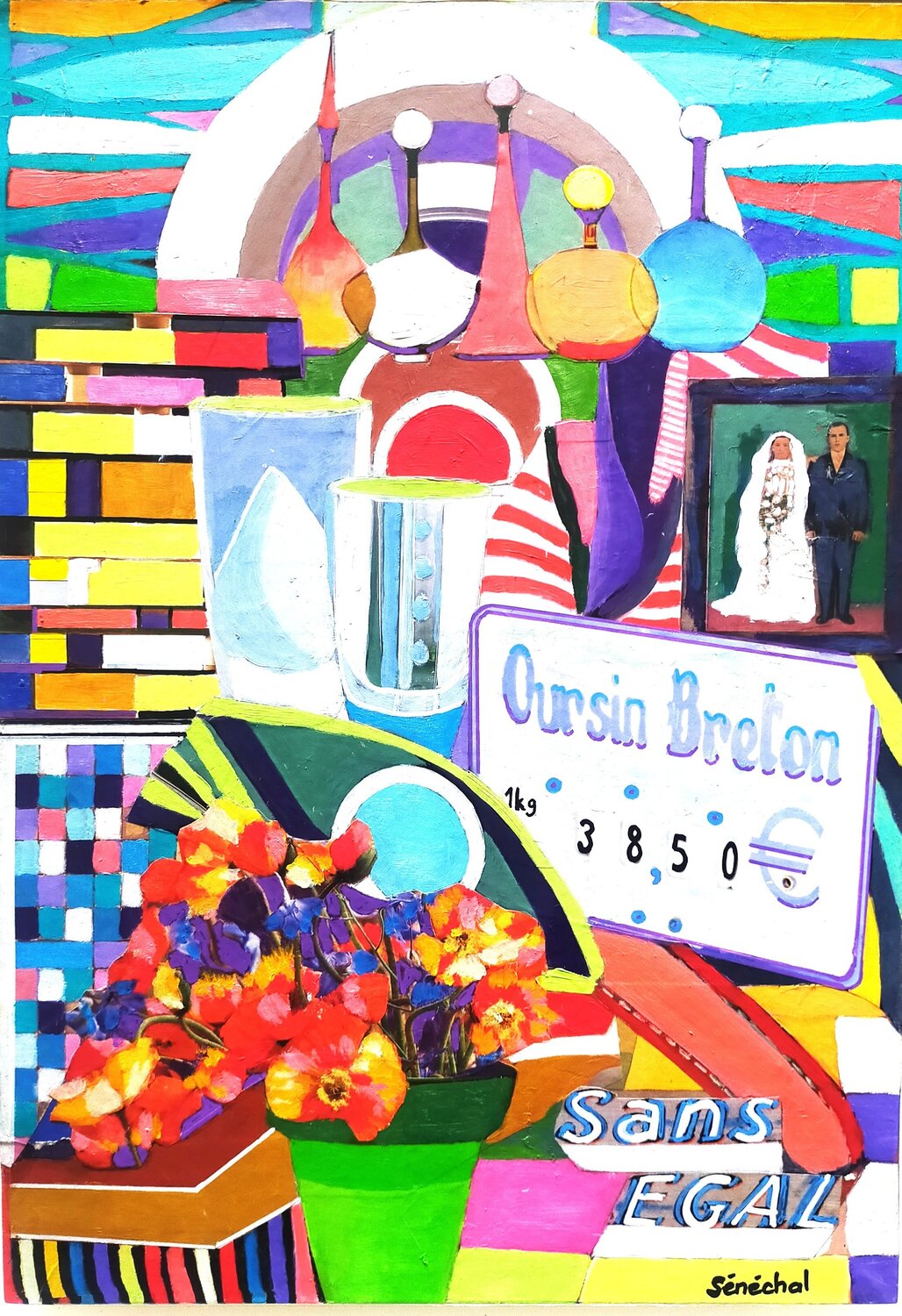 Oursin Breton Catherine Sénéchal Original painting for sale