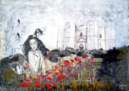 IL VOLO,  in primavera - pannello rigido by Ezio Ranaldi, Painting for Sale on Select