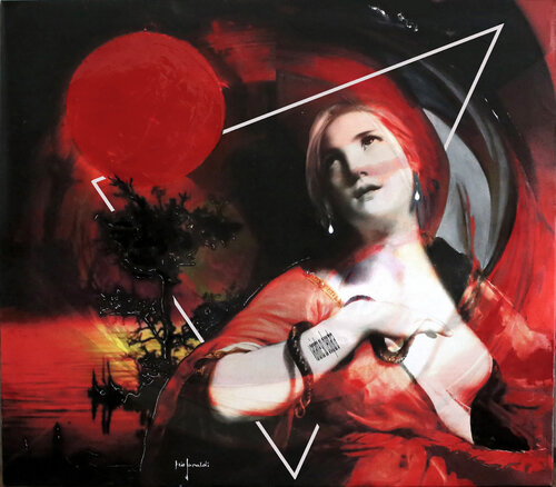 VARIANTE SU CLEOPATRA - tela by Ezio Ranaldi, Painting for Sale on Select