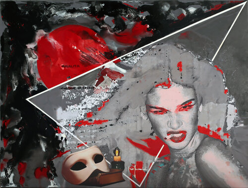 DEDICATO AD ELLEN - tela by Ezio Ranaldi, Painting for Sale on Select