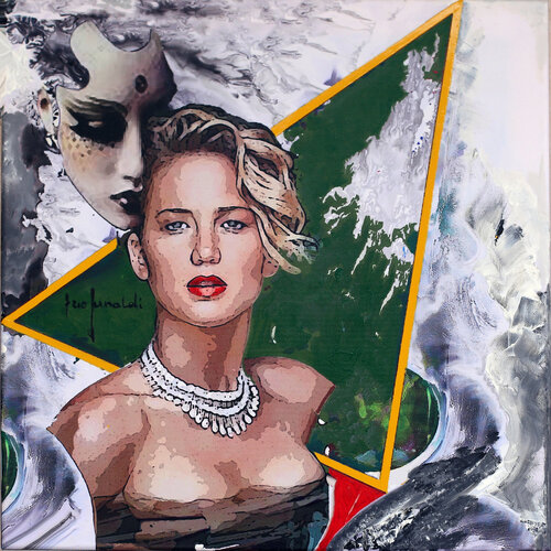 IDENTITA' NASCOSTA - tela by Ezio Ranaldi, Painting for Sale on Select