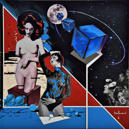 DESTINAZIONE LUNA by Ezio Ranaldi, Painting for Sale on Select