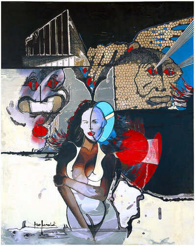 LA SFINGE - pannello rigido by Ezio Ranaldi, Painting for Sale on Select