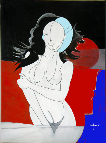 LA SFINGE - tela by Ezio Ranaldi, Painting for Sale on Select