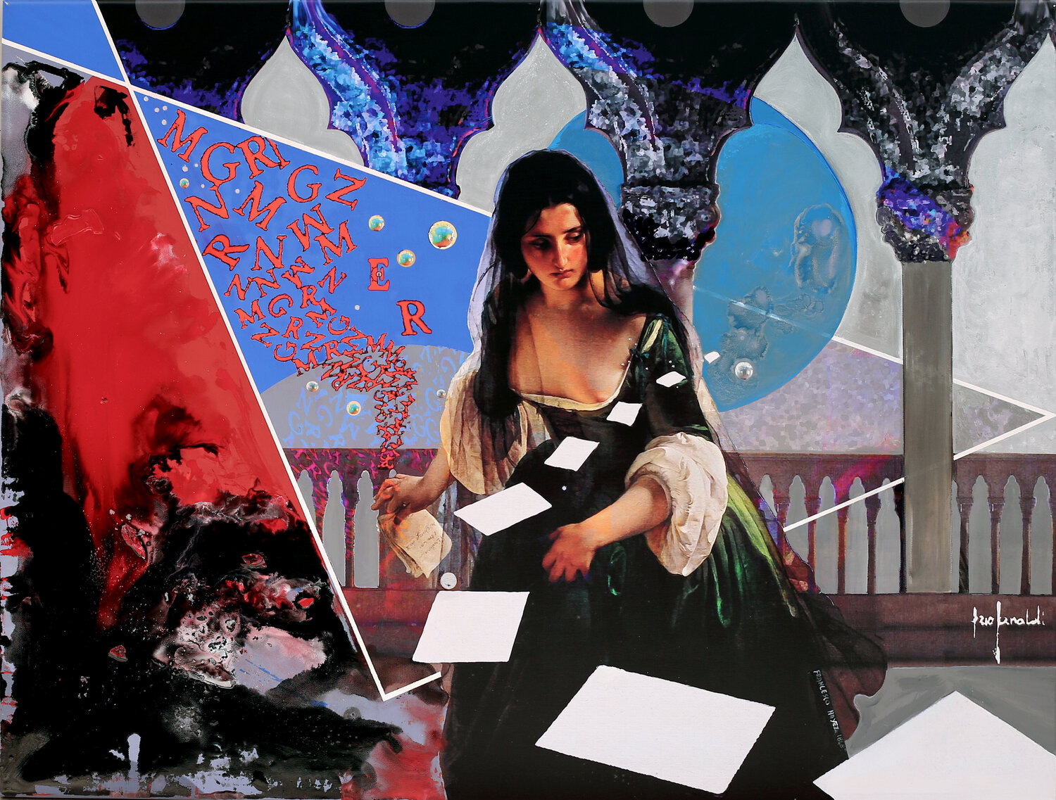 ACCUSA SEGRETA - tela Ezio Ranaldi Original painting for sale