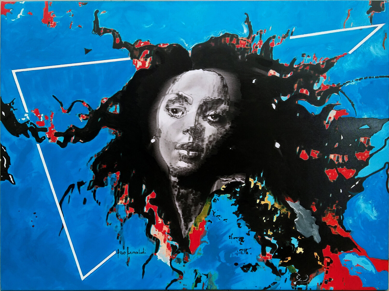 MEDUSA - tela Ezio Ranaldi Original painting for sale