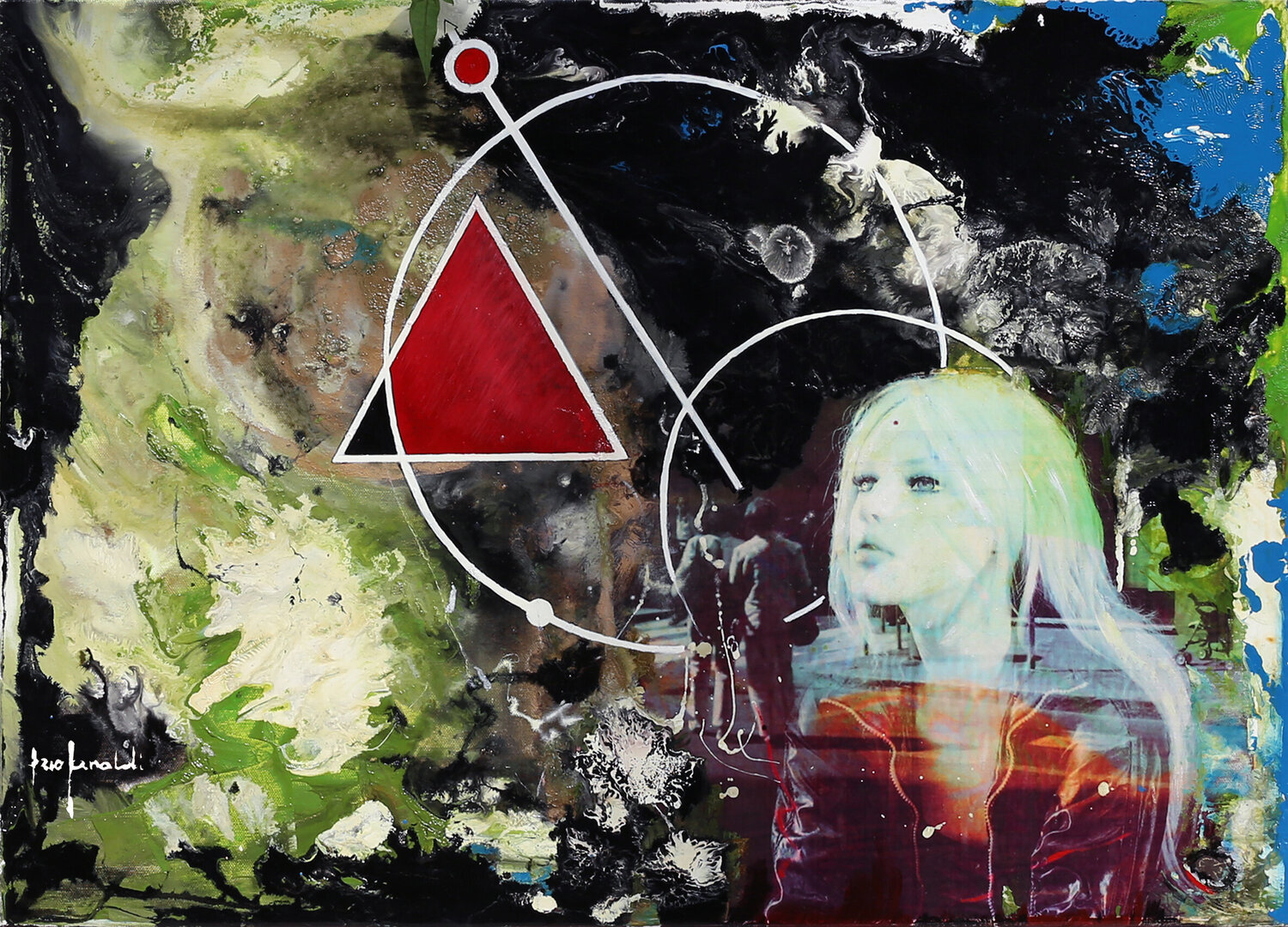 RiflessiOne - tela Ezio Ranaldi Original painting for sale