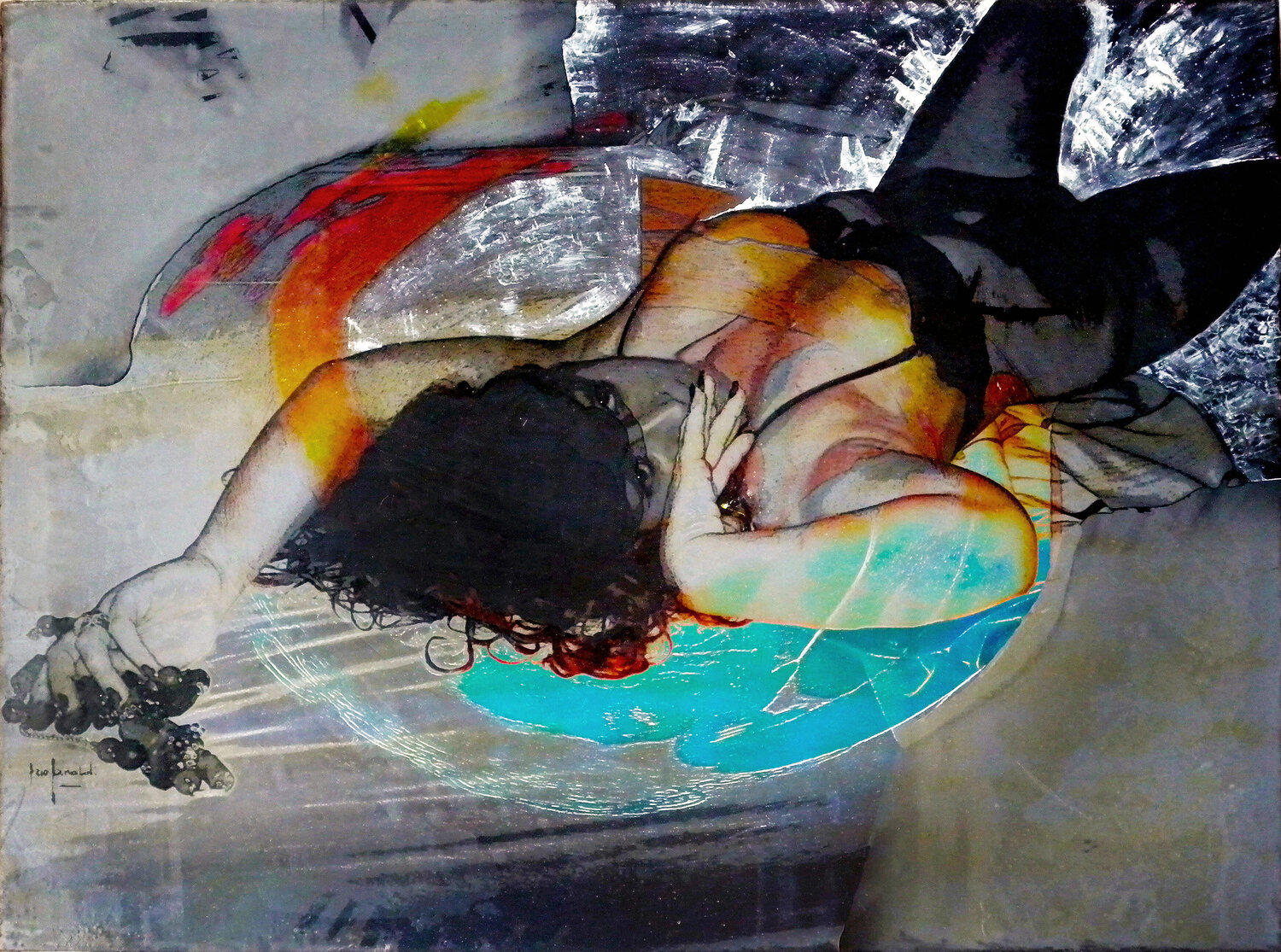 CIELO GRIGIO Ezio Ranaldi Original painting for sale