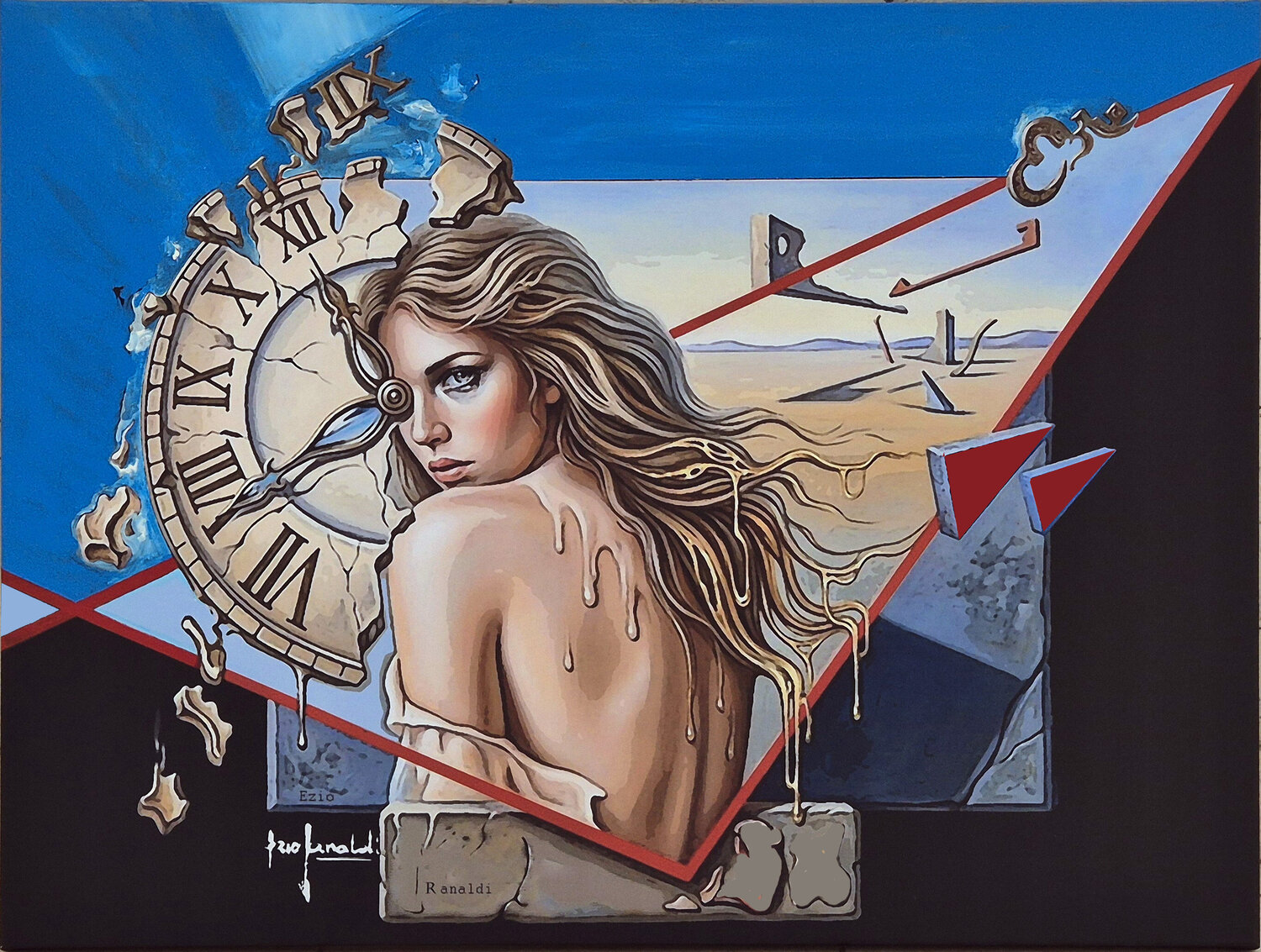PANTA REI - tela Ezio Ranaldi Original painting for sale
