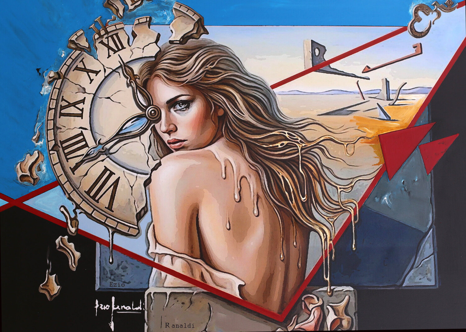 PANTA REI - tela Ezio Ranaldi Original painting for sale