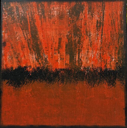 Un tempérament de feu by Hervé Souffi, Painting for Sale on Select