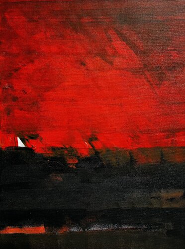 Dualité ardente by Hervé Souffi, Painting for Sale on Select