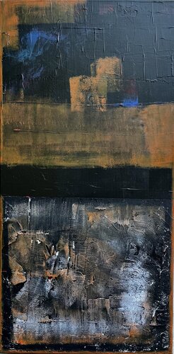 Deux en un (2en 1) by Hervé Souffi, Painting for Sale on Select