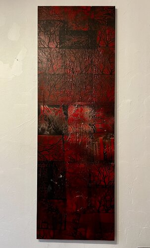 Les veines du silence by Hervé Souffi, Painting for Sale on Select