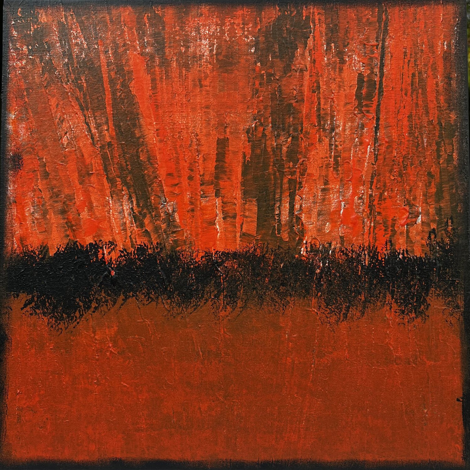 Un tempérament de feu Hervé Souffi Original painting for sale