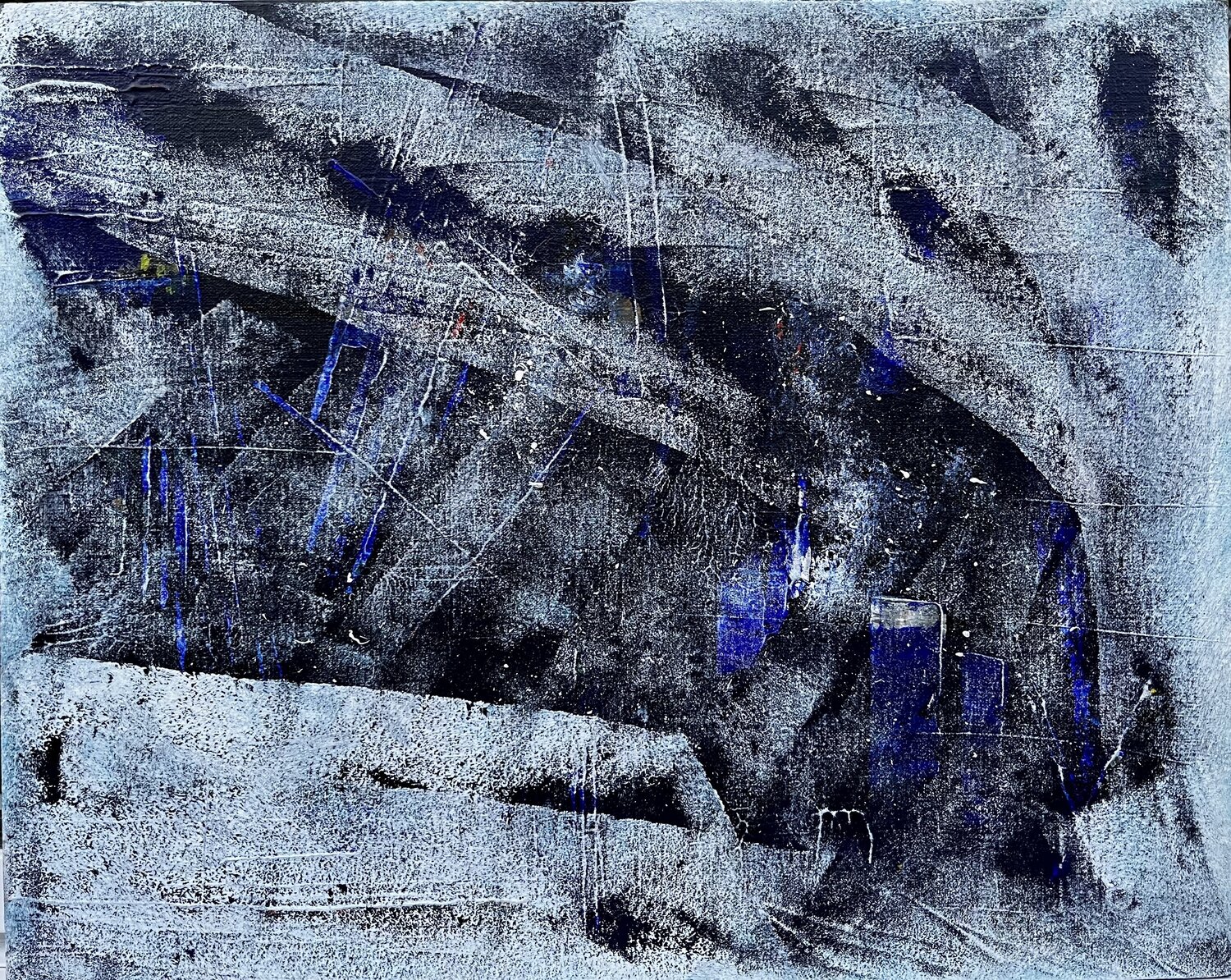 Silence polaire Hervé Souffi Original painting for sale