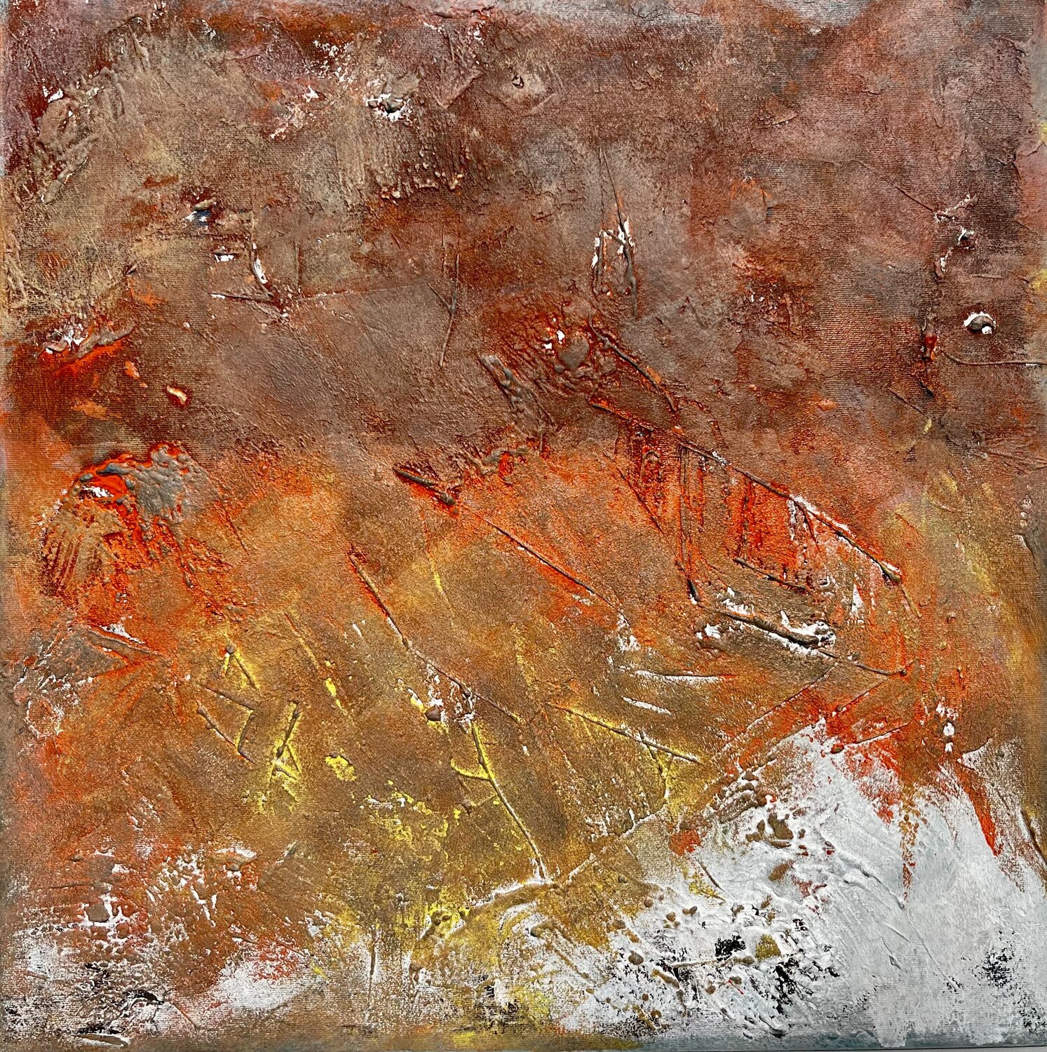 Souffle d'automne Hervé Souffi Original painting for sale