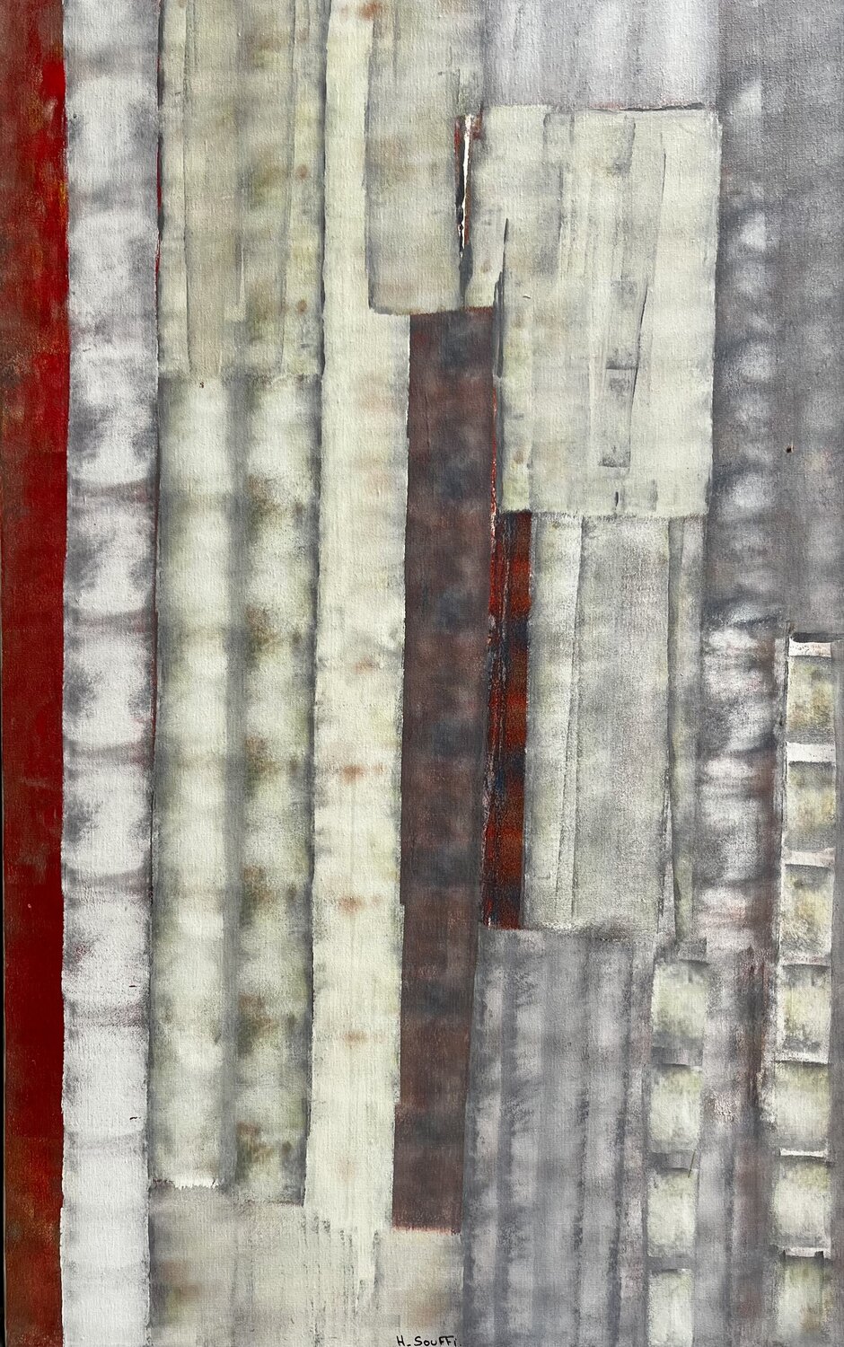 Lignes Hervé Souffi Original painting for sale