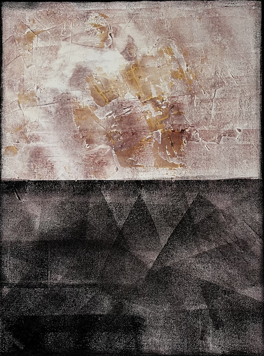 Mi-temps Hervé Souffi Original painting for sale