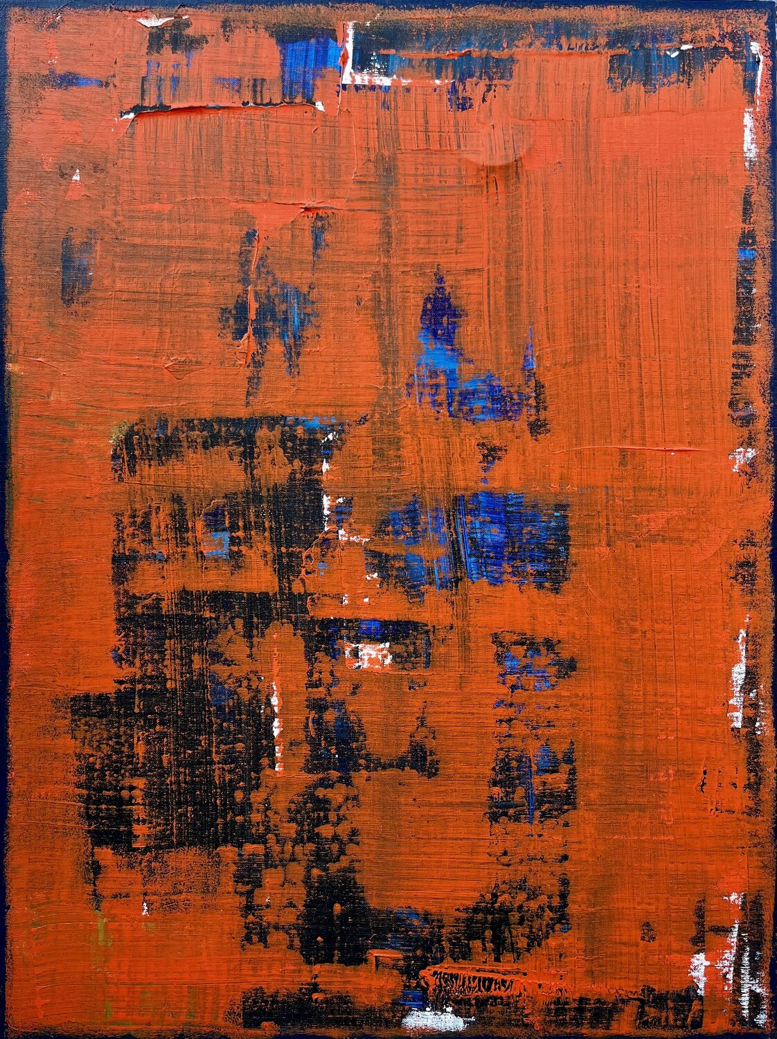 Fire Hervé Souffi Original painting for sale